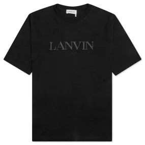 Embroidered T-Shirt - Black